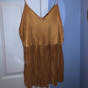 Gold romper